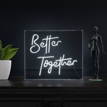 Better Together 20" Tall LED Accent Specialty Lamp