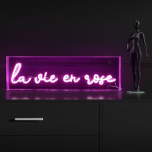 La Vie En Rose 6" Tall LED Accent Specialty Lamp