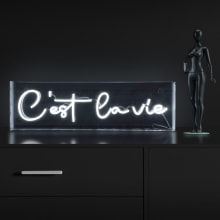 Cest La Vie 6" Tall LED Accent Specialty Lamp