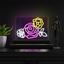 Crowd Of Roses 11" Tall LED Accent Specialty Lamp