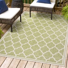 9' x 12' Polypropylene Moroccan Indoor/Outdoor Rectangular Area Rug