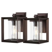 Vaughn 11" Tall LED Outdoor Wall Sconce - Set of 2