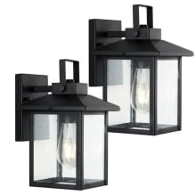 Bungalow 10" Tall LED Outdoor Wall Sconce - Set of 2