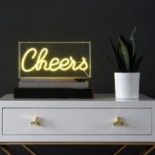 Cheers 6" Tall LED Accent Specialty Lamp