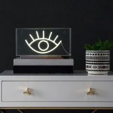 Eye 6" Tall LED Accent Specialty Lamp