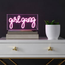 Girl Gang 6" Tall LED Accent Specialty Lamp