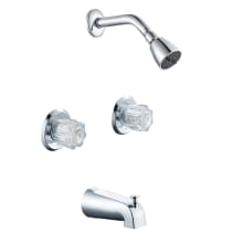 Contractor's Choice Tub and Shower Trim Package with 1.8 GPM Single Function Shower Head