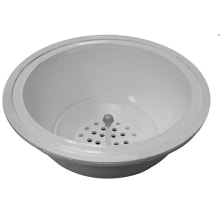 3 X 4 PVC Round Flare SINK With Strainer