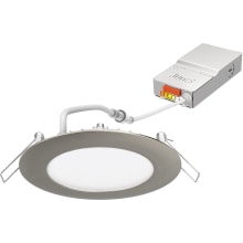 Contractor Select Wafer 4" Wide Switchable CCT Integrated LED Canless Recessed Trim