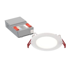 MVOLT 4" Wide Switchable Color Temperature LED Canless Wafer Light