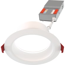 Contractor Select LED Canless Recessed Fixture with 4" Reflector Trims - Airtight