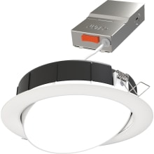 Contractor Select Wafer 6" Wide Switchable CCT Integrated LED Adjustable Canless Recessed Trim
