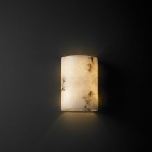 Alabaster Stone / Glass Wall Washer Sconce from the LumenAria Collection