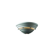 Two Light 21" Extra Large Supreme Interior Up Lighting Wall Sconce Rated for Damp Locations from the Ceramic Collection