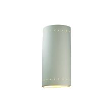 Two Light 21" Interior Wall Sconce Rated for Damp Locations from the Ceramic Collection