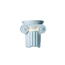 Single Light 12.25" Ionic Column Exterior Wall Sconce Rated for Wet Locations from the Ceramic Collection