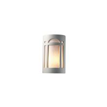 Single Light 9.5" Small ADA Arch Window Interior Wall Sconce Rated for Damp Locations from the Ceramic Collection