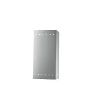 Single Light 13.5" Large ADA Rectangle Interior Wall Sconce Rated for Damp Locations from the Ceramic Collection