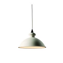Single Light 14.75" Interior Oriel Pendant Rated for Dry Locations from the Ceramic Collection