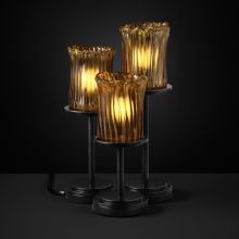 Dakota 3 Light Table Lamp from the Veneto Luce Collection
