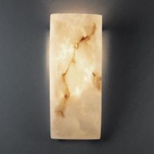 1 Light Faux Alabaster Wall Washer Sconce from the LumenAria Collection