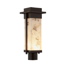 Alabaster Rocks! 18" Tall LED Outdoor Single Head Post Light