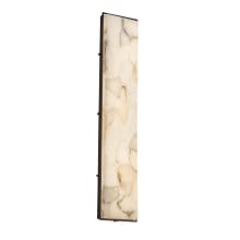 Alabaster Rocks! 60" Tall LED Outdoor Wall Sconce