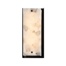 Alabaster Rocks! 24" Tall LED Outdoor Wall Sconce