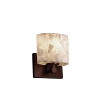 Alabaster Rocks 6.5" Tetra 1 Light ADA Compliant Wall Sconce