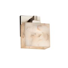 Alabaster Rocks 5.5" Regency LED Single Light ADA Approved Bathroom Sconce with Alabaster Rock Shade