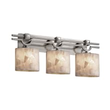 Alabaster Rocks! 3 Light 19" Wide Bathroom Vanity Light