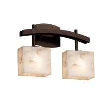 Alabaster Rocks! 15.5" Archway 2 Light LED Bath Bar