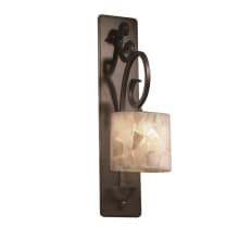 Alabaster Rocks! 11" Tall LED Wall Sconce