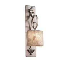 Alabaster Rocks! 11" Tall LED Wall Sconce