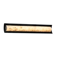 Alabaster Rocks 30" Lineate 1 Light LED ADA Compliant Bath Bar