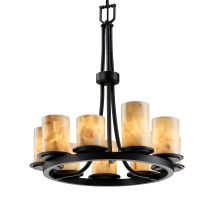 Alabaster Rocks 9 Light 1 Tier Chandelier