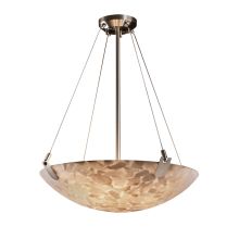 Alabaster Rocks 24" Round Bowl Pendant