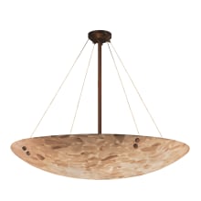 Alabaster Rocks! 63" Wide LED Pendant