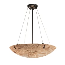 Alabaster Rocks! 63" Wide LED Pendant