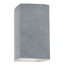 Ambiance 14" Tall Rectangular Closed Top LED Wall Sconce