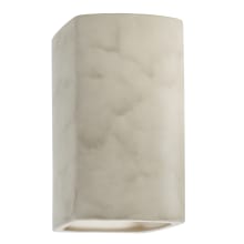 Ambiance 14" Tall Rectangular Closed Top Wall Sconce