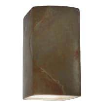 Ambiance 14" Tall Rectangular Closed Top LED Wall Sconce