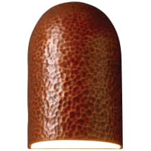 Single Light 9-1/2" Tall Wall Sconce with Ceramic Shade - ADA Compliant