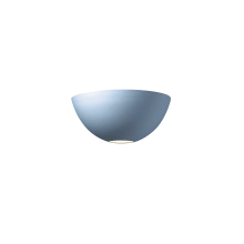 Single Light Large Metro 13.25" Interior Wall Sconce Rated for Damp Locations from the Ceramic Collection