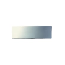 Two Light 19.5" ADA Arc Interior Wall Sconce Rated for Damp Locations from the Ceramic Collection
