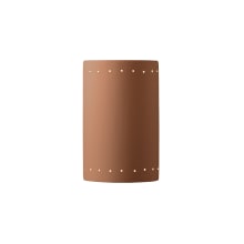 Ambiance 13" Tall Outdoor Wall Sconce with Perforations
