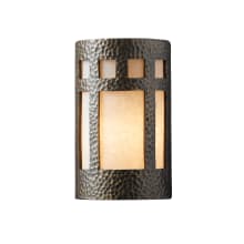 Single Light 12-1/2" Tall Wall Sconce with Ceramic Shade - ADA Compliant