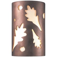 Single Light 9-1/4" Tall Wall Sconce with Ceramic Shade - ADA Compliant