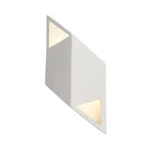 Ambiance 2 Light 12" Tall 3000K LED Wall Sconce