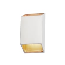 Ambiance 2 Light 14" Tall LED Tapered Rectangle Outdoor Wall Sconce